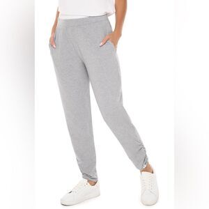 Coolibar Cafe Ruche Travel Lounge Sweat Pants in Grey Heather Women’s Size XL